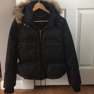 DKNY Black down jacket